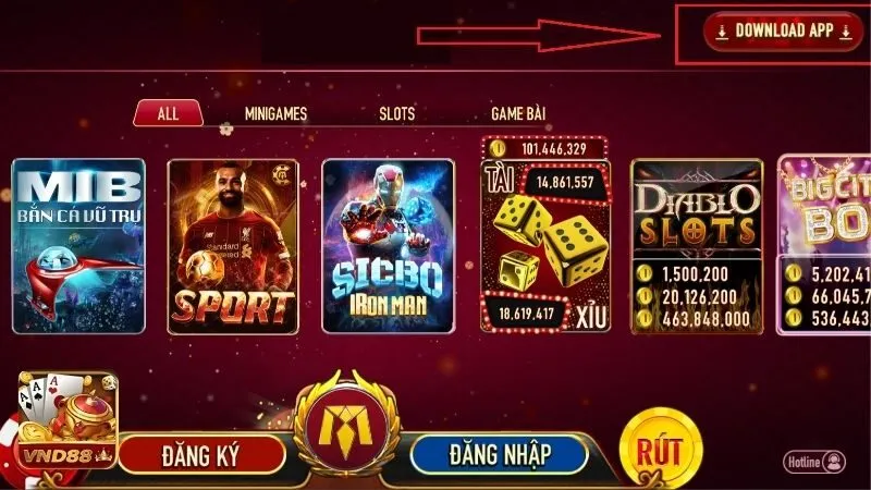 Tải app và giải trí trên điện thoại di động